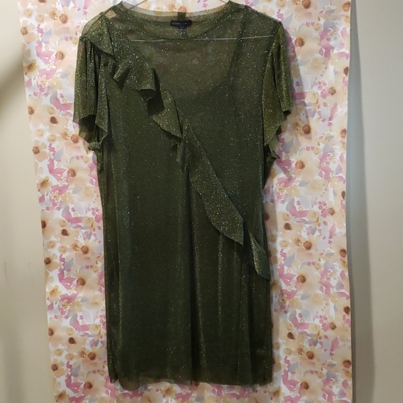BeBop Dresses & Skirts - Green glitter dress-size XL BeBop Dresses & Skirts - Green glitter dress-size XL